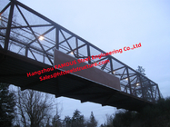 Prefabricated Delta Assembly Modular Steel Bridge With Concrete Deck High Stiffness Steel Truss Bridge