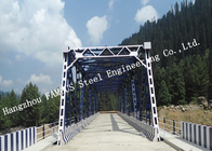 Surface Galvanized Anticorrosive Steel Truss Bridge Modern Design Frame Structure