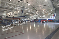 Large-span Waterproof Insulated Prefabricated Steel Structure Aircraft Hangar for Private Usage