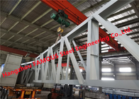 Long Span 150 Tons Galvanized Q345b Structural Steel Members Truss Panels Custom Design