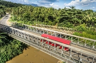 Prefabricated Steel Structural Truss Delta Bridge for Highway Permanent Usage