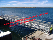 Prefabricated Delta Assembly Modular Steel Bridge With Concrete Deck High Stiffness Steel Truss Bridge