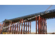 Hot Galvanized Double Lane Pre-engineered Steel Bailey Bridge 200-type Construction