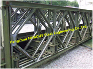 CB100 Bailey Bridge Components Heavy Transom End Post Bolt Connect For Steel Truss Bridges