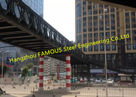 Modular Connecting Corridor Skyway Steel Structure Fabrication Between Urban High Rise Buildings