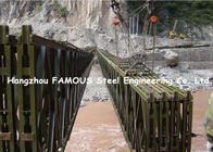 Emergency Rescue Channel  Bridge Temporary Steel Floating Bridge For Flood Control