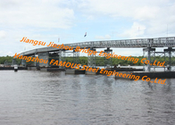 Long Distance City River Crossing Bridge Pre-assembled Floating Bridge Multi Span Steel Bailey Bridge Construction
