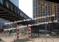 Long Span Metal Structure For Pedestrian Overcrossing Steel Bailey  Pedestrian Bridge Solutions