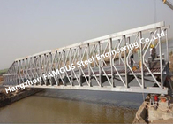 Multi-span Single Lane Steel Box Girder Bailey Bridges Structural Formwork Truss Construction