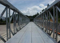 200 Type Permanent Galvanized Surface Treatment Steel Bailey Bridge Double Rows Bridge