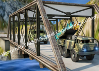 Easy Installation Temporary Steel Structure Bailey Bridge Military Application