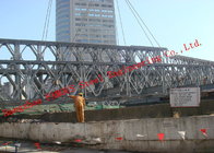 HD200 Double Row Deck Type Modular Steel Bailey Bridge Hoisting Installation in Site