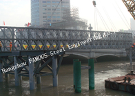 Q345B Pre-engineered Modular Steel Bailey Bridge Heavy Capacity Long Fatigue Lifespan