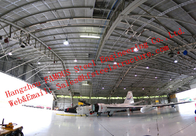 Large-span Waterproof Insulated Prefabricated Steel Structure Aircraft Hangar for Private Usage