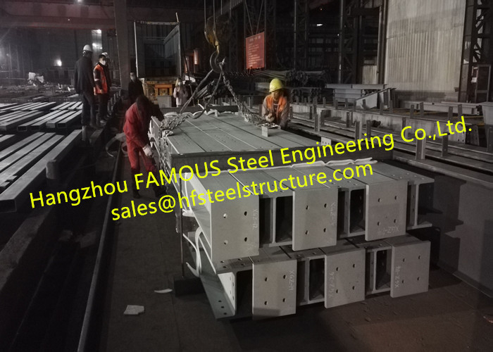 Heavy Box Type Structural Steel Fabrication For Urban Large Commercial Complex