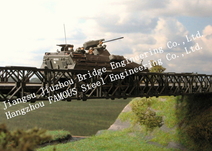 Compact 200-type Single Span Military Bailey Bridge Quickly Installation for Army